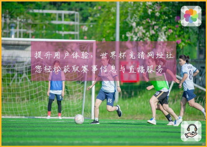 提升用户体验，世界杯竞猜网址让您轻松获取赛事信息与直播服务