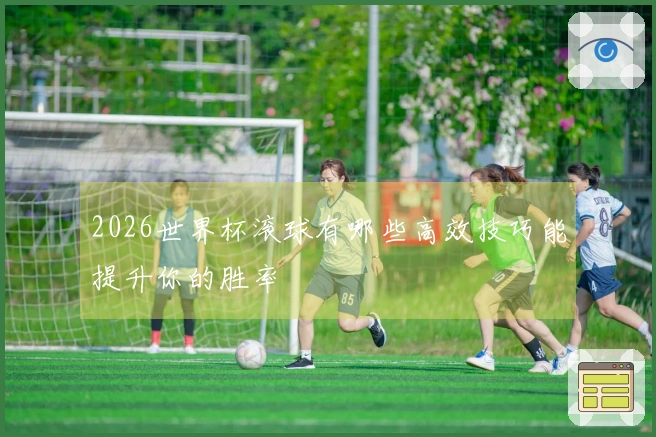 2026世界杯滚球有哪些高效技巧能提升你的胜率